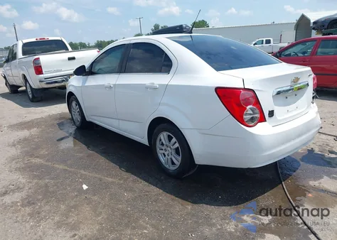 2013 Chevrolet Sonic Lt Auto из США, поврежденный, VIN 1G1JC5SH6D4206474